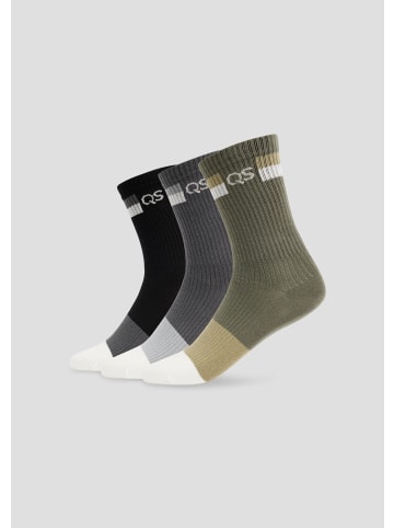 QS Socken in 0098_olivgrün