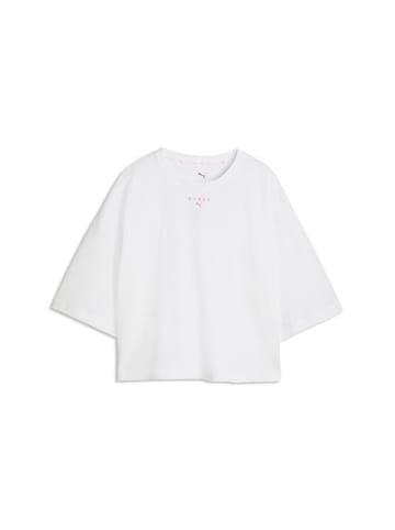 Puma Top "W Puma X Hyrox Cropped Lifestyle Tee" in Weiß