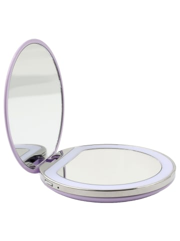 Ailoria MAQUILLAGE Taschenspiegel mit dimmbarer LED-Beleuchtung (USB) in lila