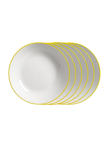 Ritzenhoff & Breker 6er Set Suppenteller Adela in ø 20 cm in gelb
