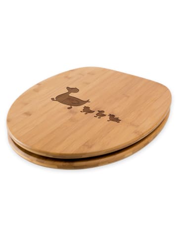 Mr. & Mrs. Panda Toilettendeckel Enten Familie ohne Spruch in Transparent