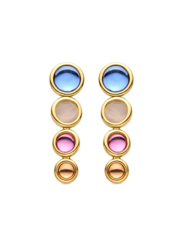 Ohrringe Longki mit 18 Karat Goldfinish – LONGKI