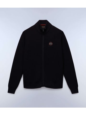 Napapijri Pullover "D-Prado Fz" in Schwarz