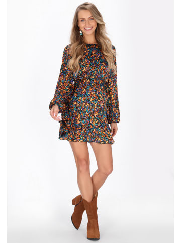 IZIA Women Dress in green multicolor