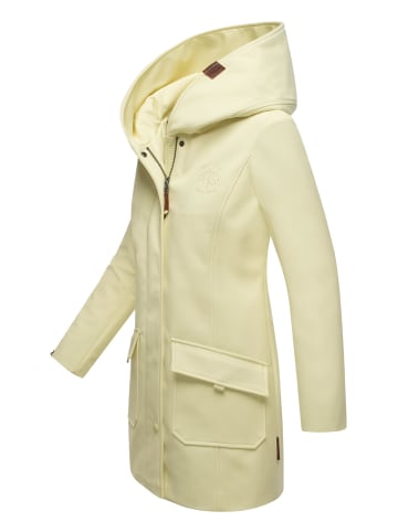 Marikoo Softshellmantel Mayleen in Pastel Yellow