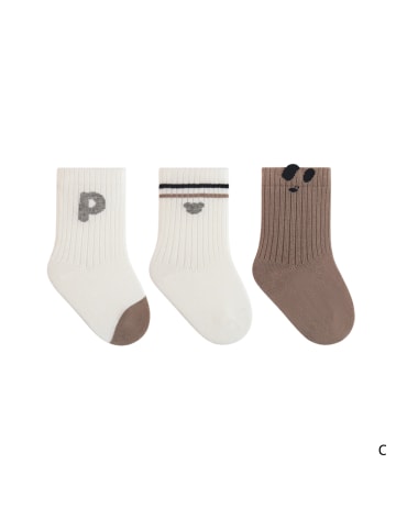 MUNADUNA 5er-Set 'P' Baby Socken