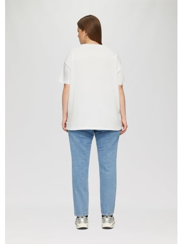 QS T-Shirt in 01D0_weiß