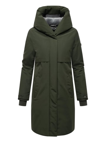 Navahoo Wintermantel Domingaa 14 in Olive