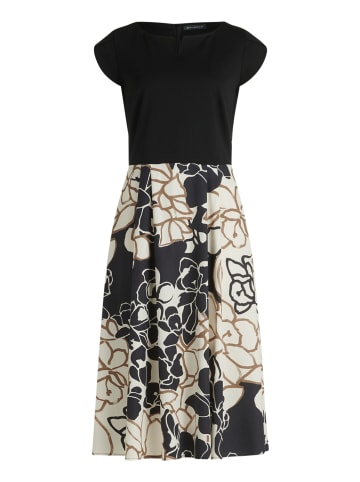 Betty Barclay Etuikleid mit ausgestelltem Rock in Beige/Schwarz