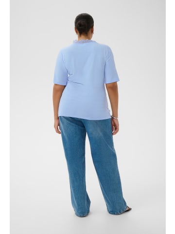 KAFFE curve T-Shirt kurzarm KCcarli Tight fit in Windsurfer