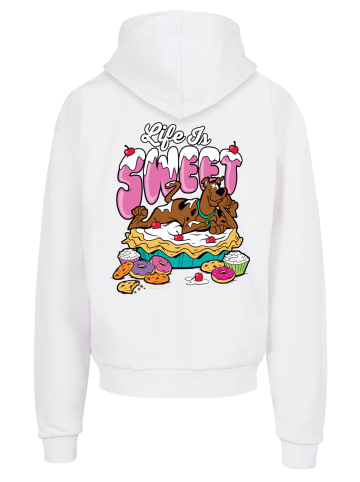 F4NT4STIC Ultra Heavy Hoodie Scooby Doo Life Is Sweet in weiß