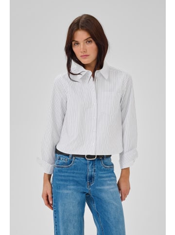 My Essential Wardrobe Langarm - Hemd JeanMW Baggy fit in PearlBlue Stiped