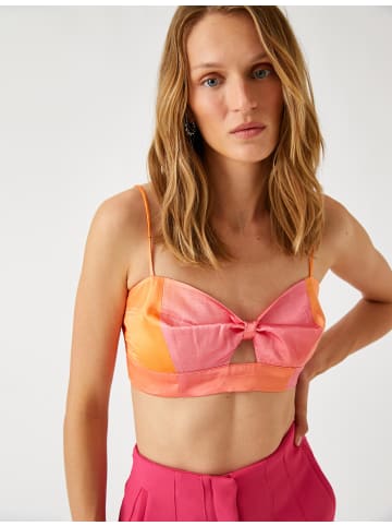 KOTON Tanktop in Orange Gemustert