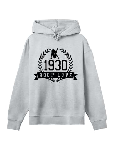 F4NT4STIC Hoodie Betty Boop 1930 Crest in grau meliert