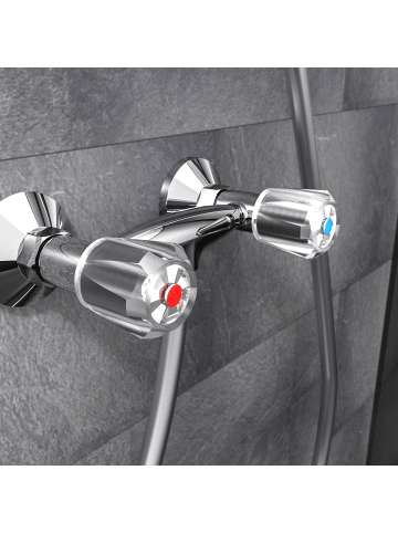 Franz Joseph Schütte SAVINO Duscharmatur, Chrom