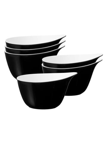Seltmann Weiden 6er Set Müslischalen Life Fashion in – 16 x 14 cm in Glamorous Black