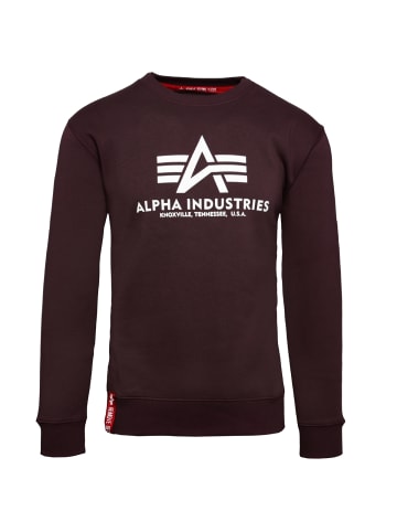 Alpha Industries Sweatshirt Basic Sweater in rot