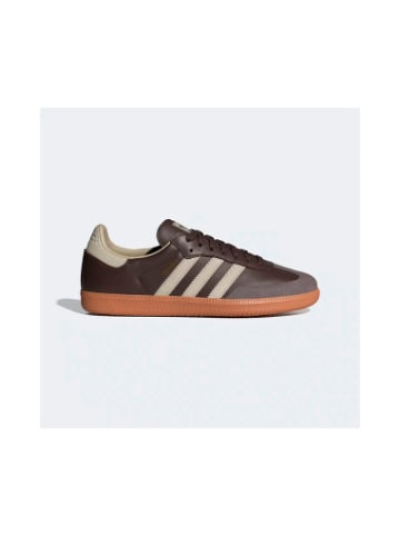 adidas Sneaker Samba in Brown/Putty Grey/Gold Met.