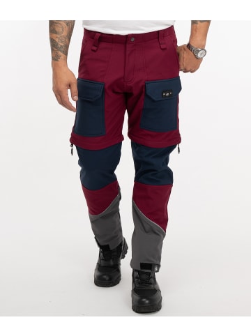 Rock Creek Softshellhose in Weinrot