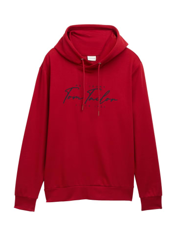 Tom Tailor Hoodie in rot