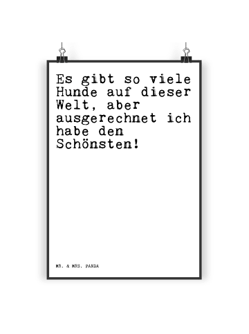 Mr. & Mrs. Panda Bild Es gibt so viele... mit Spruch in Weiß