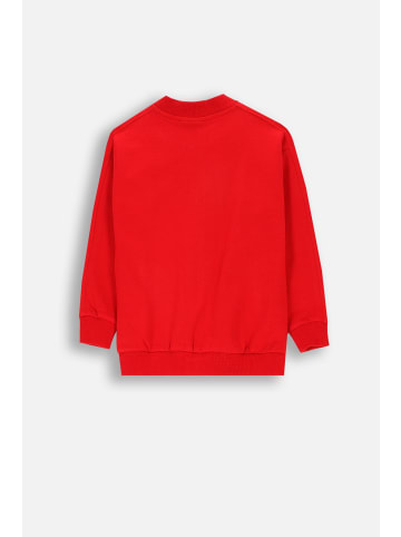 Coccodrillo Sweatshirt mit Reißverschluss in rot