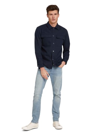 TOM TAILOR Denim Hemd Relaxed Overshirt in Blau