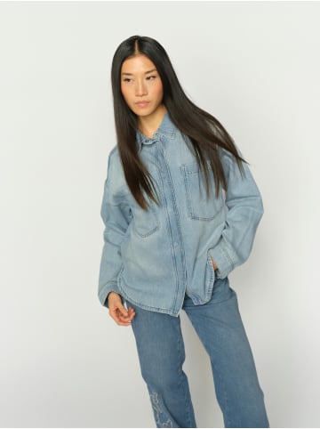 Mos Mosh Bluse Emm Flower Shirt in bleached