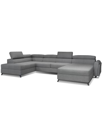 MF Design Joseppe Recamiere Links in Grau -  (L) 200 x (B) 360 x (H) 92 cm