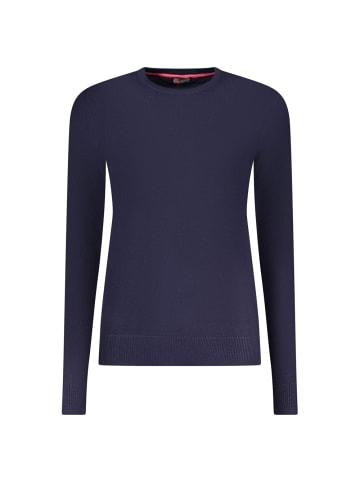 NORWAY 1963 Blauer Viskose-Strickpullover
