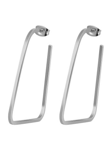 Adeliás Damen Ohrringe – Ohrstecker aus Edelstahl in silber