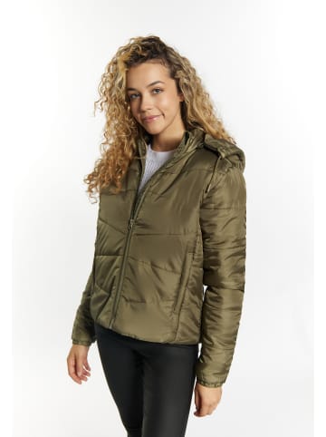 myMo Damen Leicht Wattierte Jacke in Militäroliv