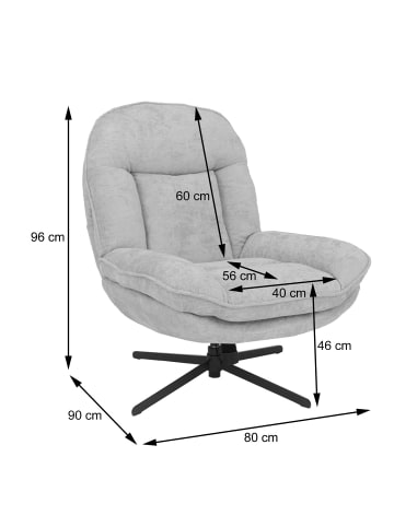 MCW Relaxsessel P32, Grau