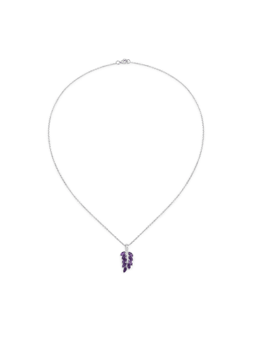 Rafaela Donata Kette mit Anhänger Sterling Silber Amethyst in silber