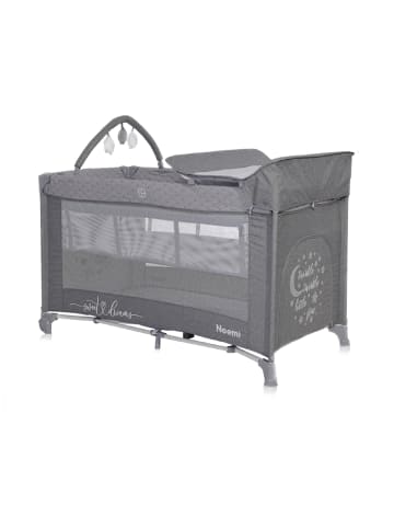 Lorelli Reisebett Noemi 2 Ebenen in grau