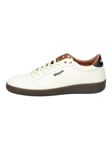 BLAUER USA Sneaker in Weiß/Schwarz
