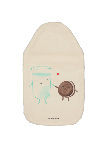 Mr. & Mrs. Panda Wärmflasche Milch Keks ohne Spruch in Weiß