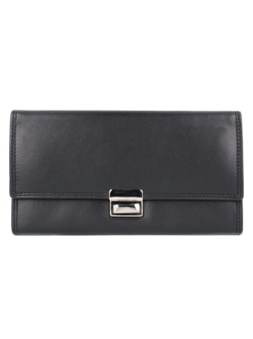 Esquire Geldbörse Leder 18.2 cm schwarz