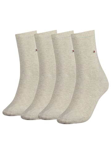 Tommy Hilfiger Socken 4er Pack in Beige