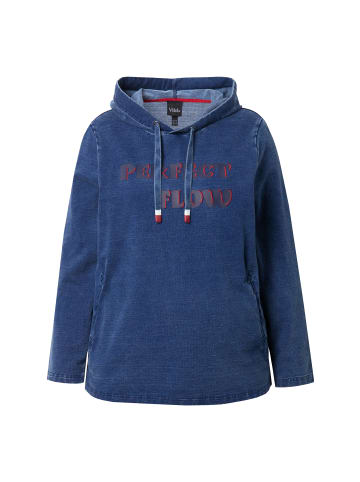 Ulla Popken Sweatshirt in indigo denim