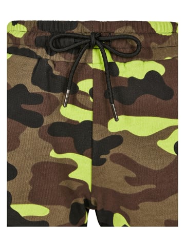 Urban Classics Urban Classics Damen Ladies Printed Camo Hot Pants in frozenyellow camo