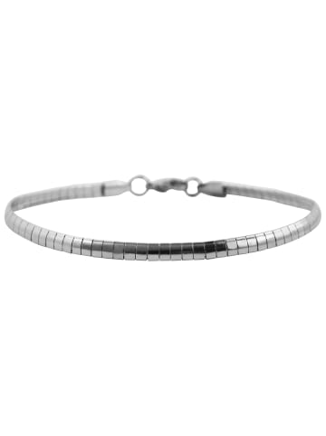 Adeliás Damen Armband aus Edelstahl 19 cm in silber