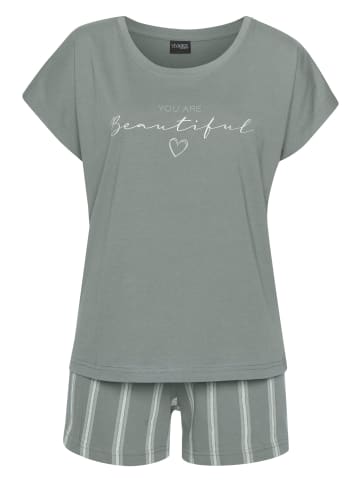VIVANCE DREAMS Shorty in grün gestreift