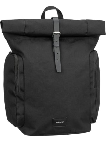 SANDQVIST Rolltop Rucksack Axel Rolltop Backpack in Black