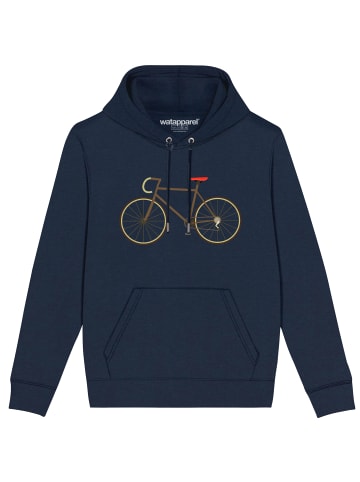 wat? Apparel Sweatshirt Fahrrad in Dunkelblau