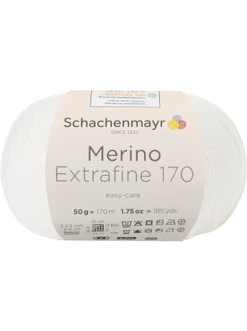 Schachenmayr since 1822 Handstrickgarne Merino Extrafine 170, 50g in White