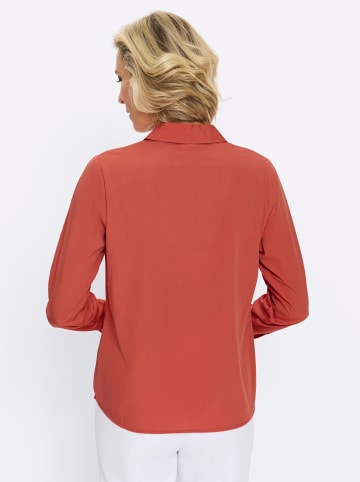 Sieh an! Langarm-Bluse in terra