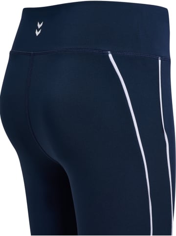 Hummel Leggings "Pulse Piping Mw Tights" in Blau