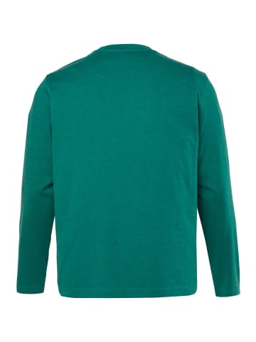 Men Plus Kurzarm T-Shirt in grün