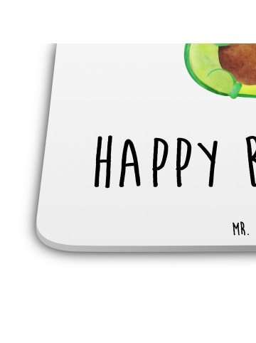 Mr. & Mrs. Panda Untersetzer Avocado Geburtstag mit Spruch in Weiß